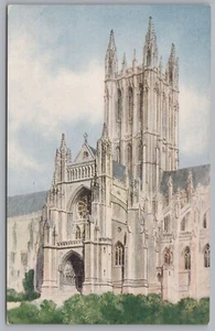 Washington Cathedral, Mount Saint Alban, Washington DC, VTG PC - Picture 1 of 2