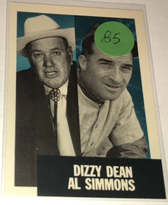 1953 Topps Archives #326 Dizzy Dean / Al Simmons B5 - Image 1 of 2
