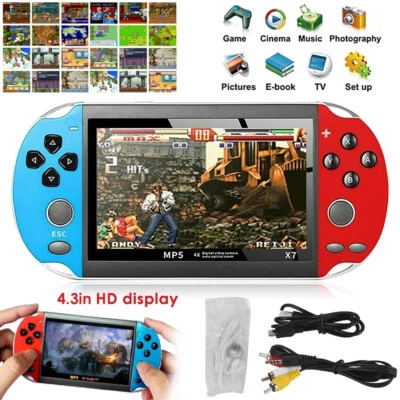 4.3" PSP Portable Handheld Game 8GB 64 Bit Console Player Built in 1000 Games UK