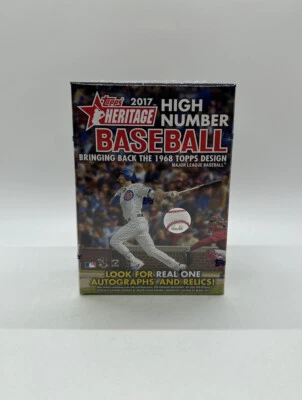2017 Topps Heritage High Number MLB Baseball Factory Sealed Blaster Box - Image 1 of 4