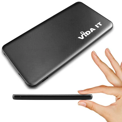 Ultra Sottile Caricatore da Viaggio Carica Batteria Esterna Portatile con Cavo - Immagine 1 di 4