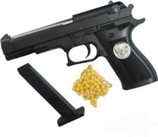 Toy Gun Pistol Black for Kids with 6 mm Plastic BB, 12 Round Reload for kids