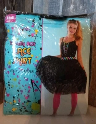  Falda de encaje para mujer años 80 talla única Halloween Foto 1 de 2