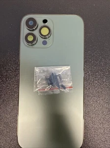 BACK COVER GLASS + FRAME + FLAT COMPLETE FOR IPHONE 13 PRO MAX - Picture 1 of 2