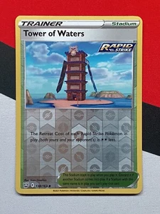 Tower of Waters Reverse Holo Trainer 138/163 Battle Styles Pokemon NM - Picture 1 of 2