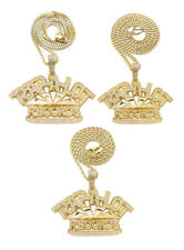 Iced Rap a Lot Records Pendant Box, Rope, Cuban Chain Hip Hop Necklace XSP806