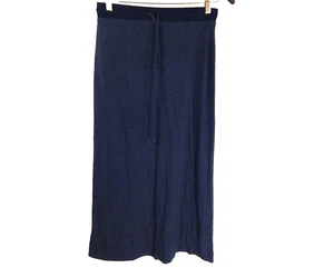 Charlotte Russe Damen großer Maxirock Vintage Y2K niedriger Bund Kordelzug Strick grau gebraucht, in einwandfreiem Zustand - Bild 1 von 3