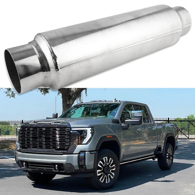 Para GMC Sierra 2500 6.0L 2.5" ID/OD 16" Largo Silenciador Escape Resonador Tono Profundo Foto 1 de 4