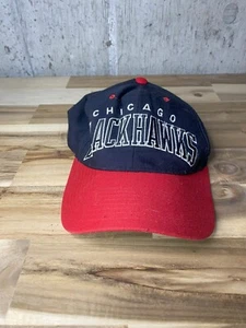 Chicago Blackhawks Vintage Starter The Natural 100% Wool Size 7 1/8 - Picture 1 of 10