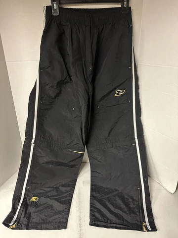 VTG Starter Purdue Boilermakers Mens Athletic Pants Size M RARE March Madness Cover