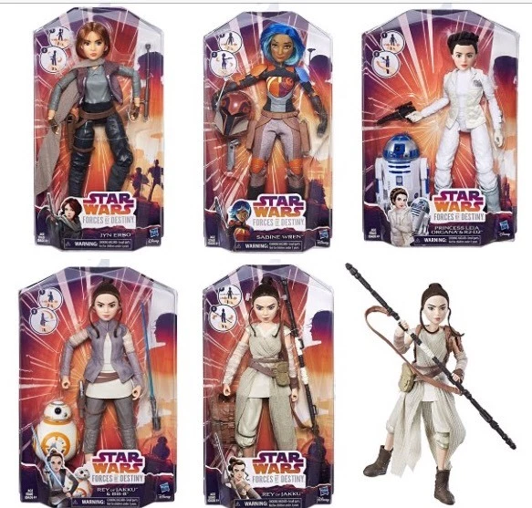 Disney Star Wars Forces Of Destiny Set Lot Of 6 Dolls Figures 11 Inch New In Box - Image 1 of 4