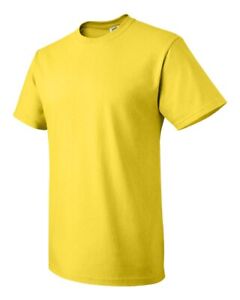 Fruit of the loom Men's HD Cotton Plain Crew Neck Short Sleeves T-Shirt 3931