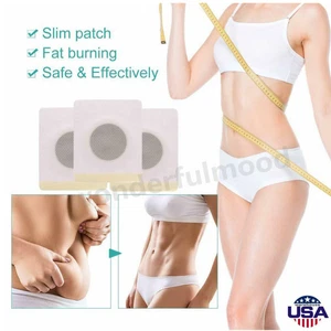60-300Pcs Slim Patch Weight Loss Slimming Diets Pads Detox Burn Fat Adhesive US - Picture 1 of 21