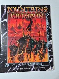 Fountains of Bright Crimson, Vampire: The Dark Ages, White Wolf, VGC - Foto 1 di 12