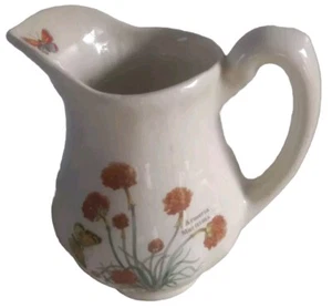 Jarra de madera de cuña vintage Florabunda jarra florero flores mariposas flores temáticas  - Imagen 1 de 11