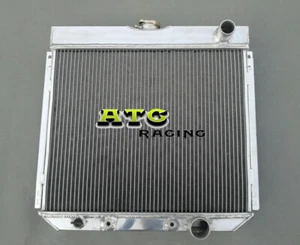 4 Row Aluminum Radiator Mustang Mercury Cougar 1963-1969 Ford Fairlan 1967-1970 - Bild 1 von 6