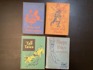 4 Dick and Jane Scott Foresman Series Readers Happy Days Tall Tales Times Paths - Picture 1 of 24