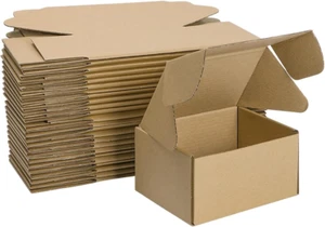 25er-Pack 6x4x3 Zoll kleine Versandkartons aus Wellpappe, langlebig & leicht - Bild 1 von 19