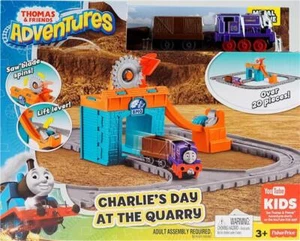 Thomas Adventures Charlie Day at the Quarry Toy Fun for Kids Train & Track - Picture 1 of 3