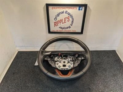 16 17 18 林肯 MKX 加热木纹黑色皮革钢圈 — 第 1/4 张图片