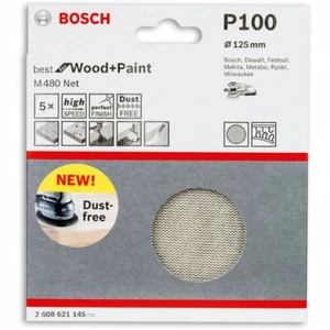 Bosch Net M480 Abrasive Discs 125mm 100G Mesh Sanding Disc - Picture 1 of 4