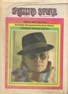 ROLLING STONE magazine #132 TRUMAN CAPOTE cover Andy Warhol Alice Cooper - Picture 1 of 1