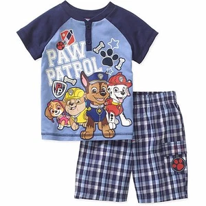 Paw Patrol Short Sleeve Shirt Shorts Outfit Set Boy Size 5T - Picture 1 of 1