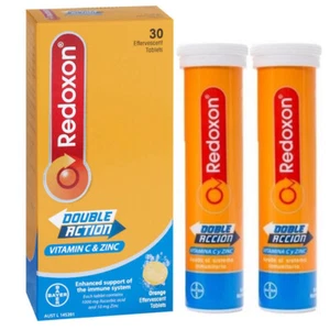 Redoxon Triple Action Vit C 1000mg & Vit. D & Zinc Effervescent Tablet - Picture 1 of 6