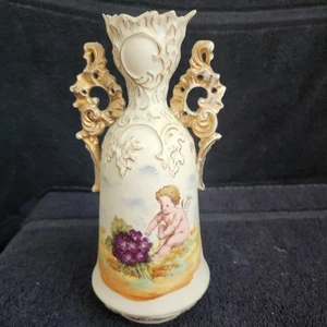 The item is an antique porcelain Victorian vase made in Austria. Must Have!! - Picture 1 of 5