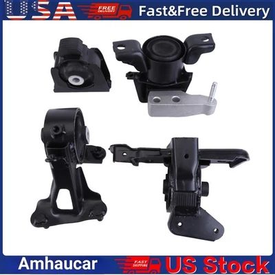 4pcs New Engine Motor & Trans Mount Set For 2009-2012 Toyota Rav4 2.5l FWD - Image 1 of 4