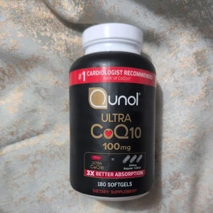 Qunol Ultra CoQ10 100 mg., 3x Better Absorption, 180 Softgels - Picture 1 of 2