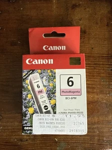 Canon BCI 6 Photo Magenta Ink Cartridge SEALED - Picture 1 of 1