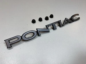1973 1974 1975 -77 LeMans Sport Catalina Ventura Pontiac Trunk Emblem GM 9882700 - Picture 1 of 13