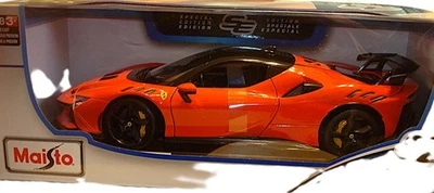 Maisto FERRARI SF90 XX STRADALE New in Box | 1:18 Red Model Car FREE SHIPPING - Image 1 of 4
