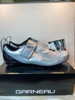 Nuevo Zapato de Ciclismo Louis Garneau Tri X-Lite III Para Hombre Talla 49 Color PLATEADO Foto 1 de 4