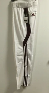 Adidas Climalite Men's Baseball Pant - MT12TMM017 - Large - White w/ Garnet - Picture 1 of 12