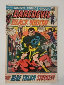 DAREDEVIL #92 MARVEL COMICS 1972 BLACK WIDOW 1ST APP BLUE TALON - Foto 1 di 2