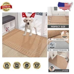 24"x36" Washable Absorbent Door Mat with Non-Slip Backing - Stylish Entryway Rug - Picture 1 of 9