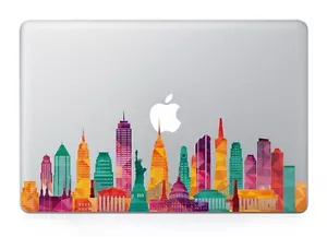 New York City Laptop Sticker Vinyl Skin Decal Sticker Macbook Air/Pro/Retina 13" - Picture 1 of 3