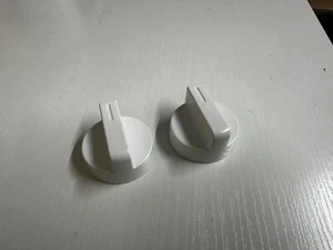 Set of 2 Oven Control Knobs For Hotpoint & Indesit Ovens C00387203 White - Picture 1 of 2