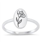 NEW! Sterling Silver 925 SILVER RING FLOWER DESIGN SIZES 3-10