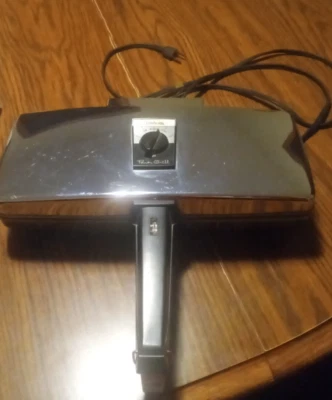 VINTAGE SUNBEAM ELECTRIC PARTY GRILL CHROME PANINI PRESS SANDWICH MAKER 870 MCM - Image 1 of 4