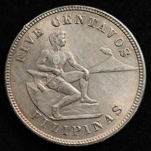 Philippines 5 Centavos 1904, Coin, Inv#F098 - Picture 1 of 2