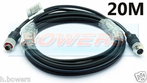 BRIGADE BE-X020 ELITE OR EXTREME REVERSE CAMERA 20M EXTENSION CABLE 4 PIN MINI - Picture 1 of 1