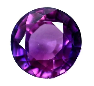 4.60 Ct Natural Bi-Color Sapphire STUNNING Round Shape Certified Loose Gemstone - Picture 1 of 4