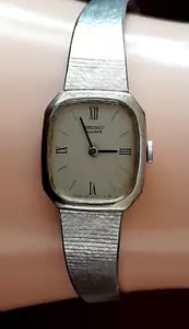 VINTAGE SEIKO LADIES SILVER TONE WATCH 1400 8164 #ac6 - Picture 1 of 7