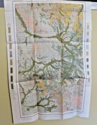 Antique Map 1907 McKenzie North Dakota Vicinity Sheep Buttes #13142 - Image 1 of 4