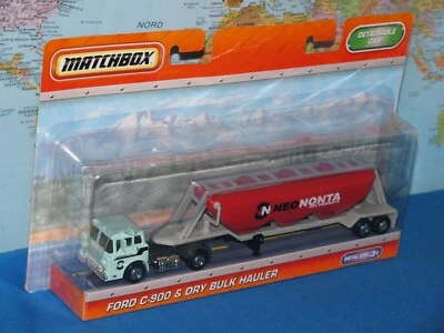 MATCHBOX MBX FORD C-900 & DRY BULK HAULER NEONONTA DETACHABLE CAB 9" (23 cm) NEW - Image 1 of 4