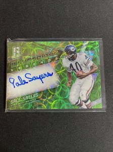 2016 Panini Spectra Green Scope Legends Auto /25 Gale Sayers Chicago Bears IL-GS - Picture 1 of 2