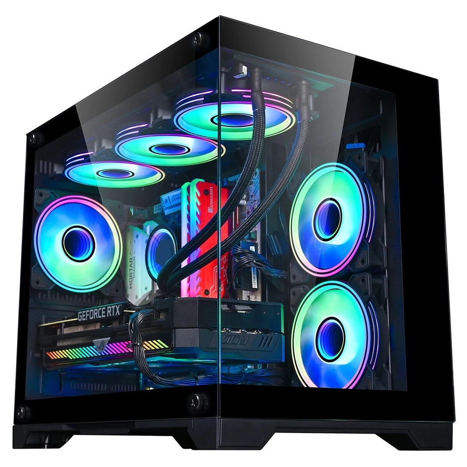 Fast Gaming PC Liquid Cooler i7-12700 1TB SSD 32 GB RAM RTX 4060ti Wifi - Image 1 of 1